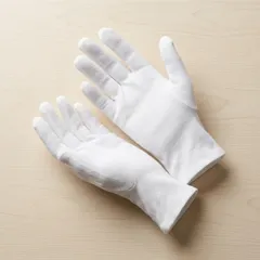 Găng Tay Vải Trắng Thoáng Khí Co Giãn Cho Nghi Thức, Làm Vườn, Sữa Chữa Linh Kiện - GVPE