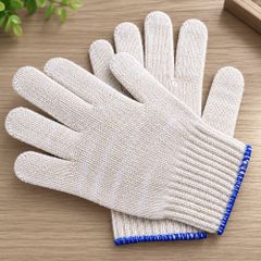 [BIGSIZE] Găng Tay Len Bảo Hộ Lao Động Cho Tay Cỡ Lớn Dày Dặn Hạn Chế Trơn + Bền Bỉ - BIGSIZE7KIM