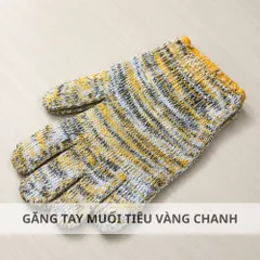 10 Đôi Găng Tay Muối Tiêu Len Việt Dương Dày Dặn Bảo Hộ Lao Động Và Bốc Xếp - GD7KIM