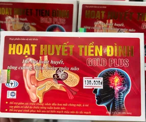 TPBVSK HOẠT HUYẾT TIỀN ĐÌNH GOLD PLUS LỌ 30 VIÊN HỖ TRỢ HOẠT HUYẾT TĂNG CƯỜNG LƯU TUẦN HOÀN MÁU NÃO