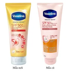 Sữa Dưỡng Thể Dạng Serum Chống Nắng và Nâng Tone Da Vaseline Daily Protection & Brightening Serum SPF50+ PA++++ 300ml [hàng nhập khẩu]