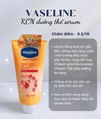 Sữa Dưỡng Thể Dạng Serum Chống Nắng và Nâng Tone Da Vaseline Daily Protection & Brightening Serum SPF50+ PA++++ 300ml [hàng nhập khẩu]