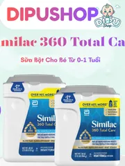 Sữa Bột Similac 360 Total Care Mỹ Trí Não Miễn Dịch Cho Bé 0-12 Tháng