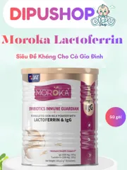 Bột Tăng Đề Kháng Lactoferrin MOROKA Synbiotics Hỗ Trợ Tiêu Hóa, Trí Não, Thị Lực