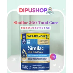 873g Sữa Bột Similac 360 Total Care Mỹ Trí Não Miễn Dịch Cho Bé 0-12 Tháng