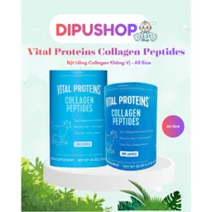 Bột Collagen thủy phân không vị Vital Proteins Collagen Peptides Unflavored