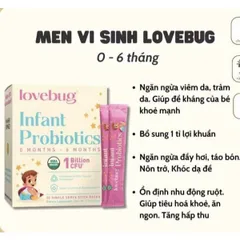 Men Vi Sinh Lovebug Infant 1 Tỷ CFU 0-6 Tháng