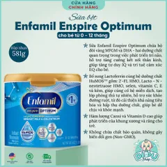 587g Sữa bột Enfamil Enspire GIỐNG SỮA MẸ NHẤT Hàng Air nội địa Mỹ chính hãng cho bé 0-12 tháng