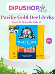 PACIFIC GOLD BEEF JERKY – Snack bò khô cao cấp chuẩn Mỹ