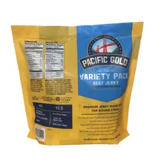 SET TÚI 12 GÓI NHỎ PACIFIC GOLD BEEF JERKY – Snack bò khô cao cấp chuẩn Mỹ