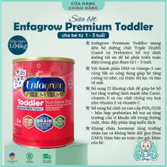 [DATE 09/2027] Sữa Bột Enfagrow Premium Toddler Next Step 1-3 Nội Địa Mỹ - 1.04kg