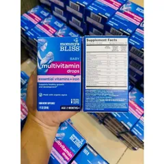 Sắt hữu cơ + Vitamin tổng hợp Multi Mommy's Bliss + Iron Organic Drop
