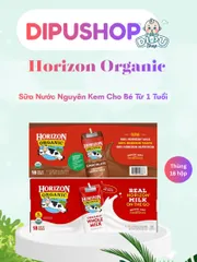 Thùng Sữa Tươi Hữu Cơ Horizon Organic Mỹ Canxi D3 Cho Bé