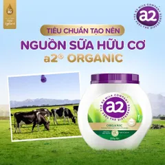 Sữa bột A2 nguyên kem hữu cơ cao cấp A2 Organic Premium Full Cream 800gr