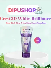 Kem Đánh Răng 3D Crest White Brilliance Deep Stain Remover Daily Toothpaste (59g/tuýp)