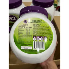 Sữa bột A2 nguyên kem hữu cơ cao cấp A2 Organic Premium Full Cream 800gr