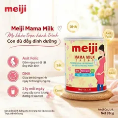 Sữa Bầu Meiji Mama 350g Phòng Ngừa Dị Tật Thai Nhi Bổ Sung DHA Axit Folic Sắt Kẽm