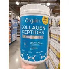 Date 2027 Bột Collagen Orgain Collagen Peptides Và Probiotics 726g Hàng Mỹ