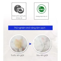 GIẶT/XẢ ATONO2 thuần chay cao cấp Hàn Quốc cho bé từ 0m+ (1000ml)
