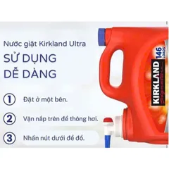Nước Giặt Kirkland Ultra Clean Premium Laudry Detergent 5.73L