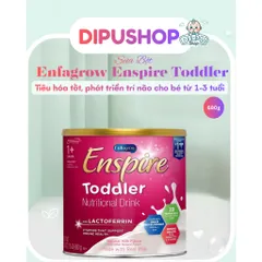 680g Sữa Bột Enfagrow Enspire Toddler Lactoferrin Hồng Mỹ - DHA Cho Bé 1-3 Tuổi