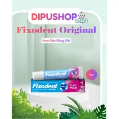 [1 TUÝP] Keo dán răng giả Fixodent Hồng thơm miệng giữ răng chắc