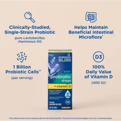 Mommy’s Bliss Baby Probiotic Men vi sinh  Drops hỗ trợ tiêu hóa, nôn trớ cho bé từ sơ sinh