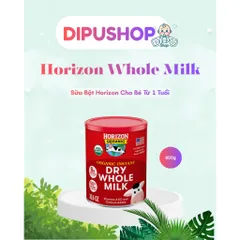 870g Sữa Bột Nguyên Kem Horizon Organic Mỹ Hữu Cơ Canxi D3 Tăng Chiều Cao
