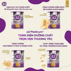 900gr Sữa bột đạm A2 Platinum giúp cho Bé phát triển toàn diện
