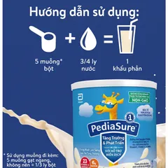 Sữa bột PediaSure Thùng Mỹ Đủ Vị dinh Dưỡng Toàn Diện Cho Bé Biếng ăn