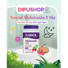 Melatonin 180 viên 5mg - Viên kẹo dẻo hỗ trợ giấc ngủ ngon