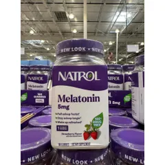 Melatonin 180 viên 5mg - Viên kẹo dẻo hỗ trợ giấc ngủ ngon