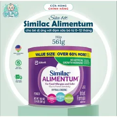 Sữa Bột Similac Alimentum Mỹ Cho Bé Dị Ứng Đạm Bò Không Lactose Tiêu Hóa Tốt