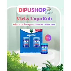 Dầu cù là Vicks Vaporub Mỹ ấm ngực giảm ho, giảm đau dành cho người lớn và trẻ em từ 2 tuổi