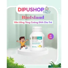 Viên DHA For Kid Bioisland giúp tăng cường DHA cho trẻ- 60 viên