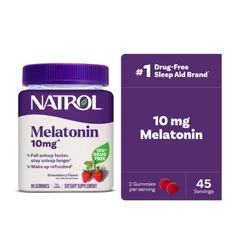 Kẹo dẻo ngủ ngon Natrol Melatonin Gummies 10mg của Mỹ