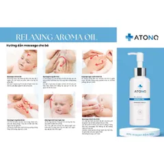 Dầu massage thuần chay Atono2 Relaxing Aroma Oil dành cho bẹ bầu và bé từ sơ sinh