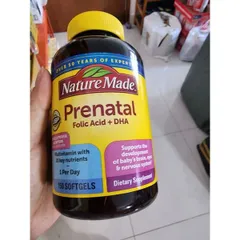 Vitamin Prenatal bầu 150 viên Mỹ - vị cam