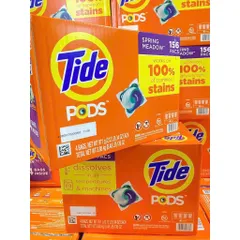 Thùng 156 viên giặt Tide pods của Mỹ chính hãng