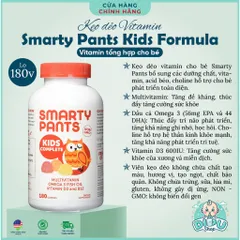 Kẹo dẻo Vitamin cho trẻ Smarty Pants 180 viên - Nhập Mỹ