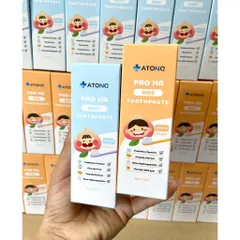 Kem đánh răng lợi khuẩn Pro HA Atono2 Hàn Quốc cho bé 6m+ ( Tuýp 50g)