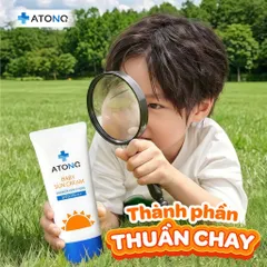 Kem chống nắng Atono2 Hàn Quốc cho trẻ, dưỡng ẩm dịu nhẹ, bảo vệ làn da bé khỏi tia UV-