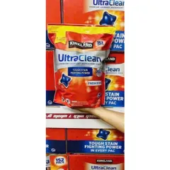 Viên Giặt Ultra Clean Kirkland 152 Viên Hàng Mỹ