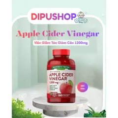 Viên Giấm Táo Giảm Cân Nature's Truth Apple Cider Vinegar (180v) Mỹ (hũ)