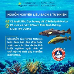 180 viên Dầu Cá Nordic Children's DHA Mini Omega 3 250mg Vị Dâu Cho Bé 3-6 Tuổi Phát Triển Trí Não