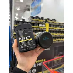 Vitamin D3 + K2 SPORTS RESEARCH SR mẫu mới Veggie Softgels