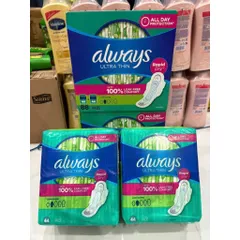 Băng vệ sinh hộp Always của Mỹ 92 miếng, 88, 76 miếng