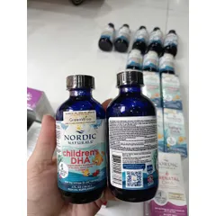 [HÀNG CÔNG TY] DHA cho trẻ từ 1 tuổi Nordic Naturals Children Mỹ dạng lỏng 119ml-237ml
