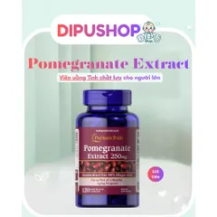 Viên Uống Lựu Chống Nắng Nội Sinh, Trắng Da, Giảm Nám Pomegranate Extract 250mg Puritan's Pride