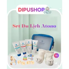 Tắm gội / dưỡng ẩm mini size Atono2 Hàn Quốc cho bé từ 0m+